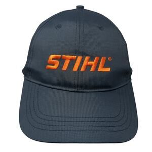 Stihl Outfitters Apparel Strapback Baseball Cap Blue One Size Adjustable 6 Panel